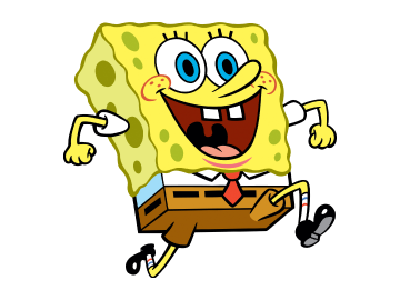 Spongebob Squarepants - cartoon character with glasses